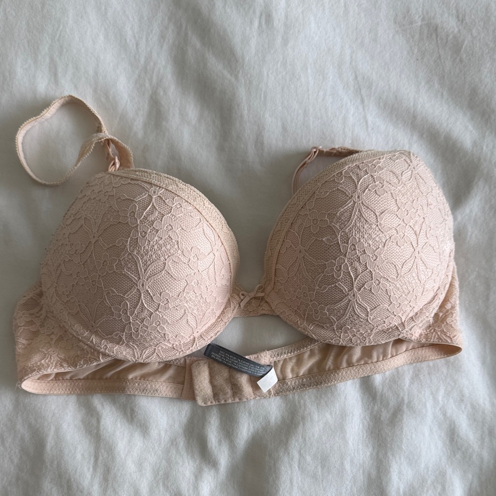 American Eagle Outfitters Blush Lace Push-Up Bra
